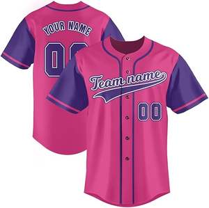 Maillot de sport pour équipe de Baseball, LOGO personnalisé, manches courtes, produit brodé, pour l'été, - Product Image 2