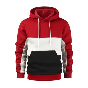 Sweat à capuche OEM pour hommes 100% coton pour l'hiver coupe régulière sweat à capuche décontracté à la mode impression numérique brodée de perles - Product Image 2