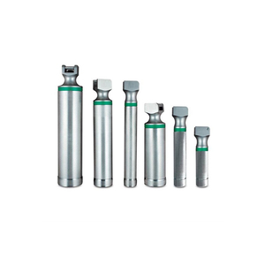 Laryngoscope intégré à fibre optique en acier inoxydable, ensemble de laryngoscope pour anesthésie, intubation, poignée réutilisable à fibre optique - Product Image 3