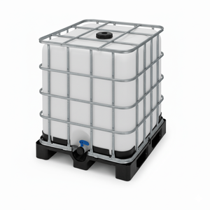 Blue 1000L IBC Plastic Barrel Square Water Container Light Proof Chemical Storage Tank with Metal Cage - Product Image 3