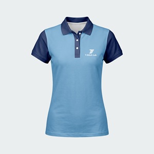 Polo pour femme en coton 100% à manches courtes, coupe classique, couleurs unies, qualité supérieure, prix de gros, vêtements décontractés d'été - Product Image 6