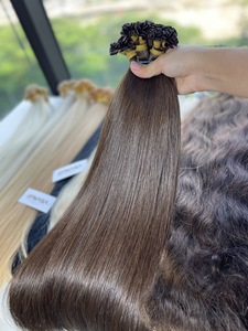 Extensions de cheveux vierges vietnamiens 100% naturels, style naturel, en vrac, foncés, super double trame, toutes longueurs, 12-32 pouces - Product Image 3