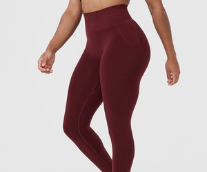 Women High Waist Yoga <b>Leggings</b> Knitted Spandex Stretchy <b>Workout</b> Gym Tights <b>Pockets</b> Fitness Sportswear Pants Wholesale 2026 - Product Image 2