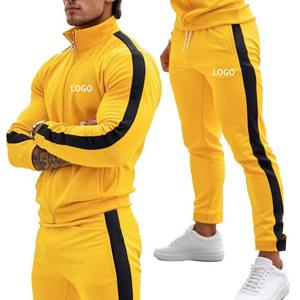 Conjunto Deportivo de Entrenamiento para Hombre, 2 Piezas, con Cremallera, Ropa Deportiva Informal de Otoño, Chándal Informal Masculino, Traje Deportivo de Manga Larga - Product Image 4