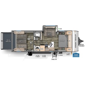 CLEAN TITLE 2026 Foorest River Grey Wolf 27RR - Product Image 3