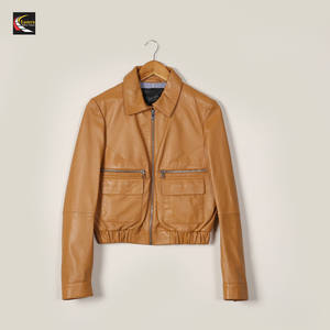 Venta al por mayor Chaquetas de cuero de las mujeres Producción a granel Última Moda Precio asequible - Product Image 1