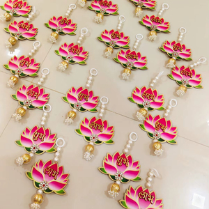 ม่านแขวนผนังผ้าบัวสวยงามสำหรับตกแต่งบ้านและโอกาสพิเศษ - Product Image 1