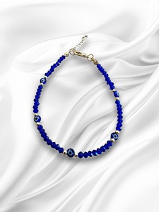 DAFNI BIG PAZAR Bracelet bohème en laiton perlé avec pierre naturelle, fait main, unisexe, cadeau pour la fête des mères et la Saint-Valentin - Product Image 5