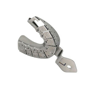 Fábrica al por mayor 100% Libre de óxido Dental Bandeja de impresión completa Instrumentos de configuración Juego de 6 bandejas de impresión de acero inoxidable - Product Image 2