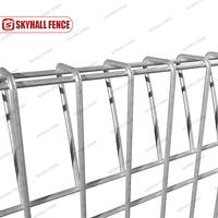 Valla de Acero Galvanizado Color Verde Oscuro/Plateado, Valla Soldada en Rollo de 6 Pies con Modelado 3D para Construcción de Jardines y Parques