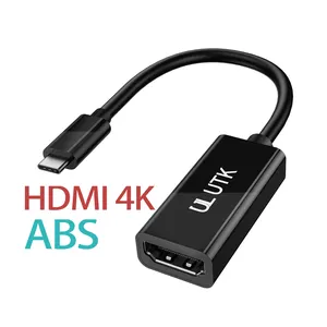 ULUTK di alta qualità 4K 30HZ 3.1 USB C a HDMI tipo C a HDMI femmina cavo convertitore adattatore per Multimedia HDTV proiettore