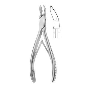 Ciseaux à os Ruskin Liston en acier médical, ciseaux à os orthopédiques, forceps chirurgicaux de 9 pouces par SurgiRight Instruments - Product Image 5