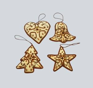 Adorable ornement décoratif suspendu en zari, broderie en tissu de soie perlé, décoration de Noël, de mariage, de fête, décoration de la maison - Product Image 2