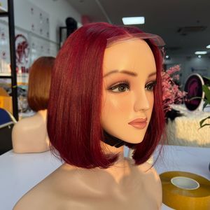 Venta al por mayor caliente peluca recta natural virgen cabello humano Cierre de encaje sin procesar un donante - Product Image 5