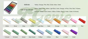Premium Handmade Color Lash <b>Extensions</b> with PBT & Mink Materials-Soft & Vivid <b>Eyelash</b> Collection - Product Image 4