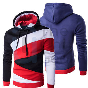 Sudadera con capucha deportiva transpirable de lana de algodón 100% para hombres y mujeres último diseño estampado en la parte delantera y trasera para el invierno - Product Image 5