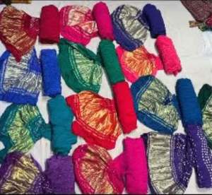 Sari Bandhej Hecho a Mano, Ropa de Boda, Sari Bandhej Indio Clásico Hecho a Mano a un Precio Razonable por el Proveedor - Product Image 4