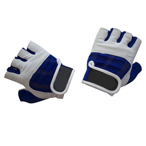Guantes Deportivos de Medio Dedo para Verano, Transpirables, de Cuero, para Levantamiento de Pesas, Actividades al Aire Libre y Entrenamiento de Competición - Product Image 4