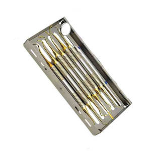 Kit de herramientas de llenado compuesto dental de 7 piezas con casete Instrumentos manuales Herramientas de alta calidad - Product Image 4