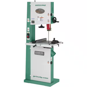 Grizzlys Industrial 17 pouces Scie à ruban 2HP avec support en fonte, machine industrielle de découpe de métal à vendre - Product Image 1