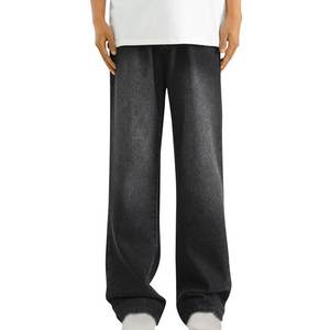 กางเกงยีนส์ทรงแบ็กกี้วินเทจของผู้ชายกางเกงยีนส์ทรงหลวมใส่สบายผ้ายืดแบบคลาสสิก - Product Image 5