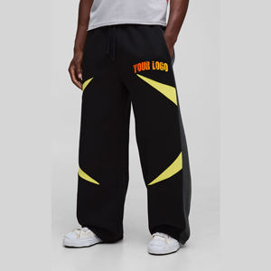 Pantalones Deportivos Casuales de Cintura Media para Hombre, Ligeros, de Poliéster/Algodón, Ecológicos, Transpirables, con Estampado Personalizado - Product Image 1