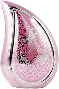 ARTESANÍA LATÓN MACIZO HERMOSA URNA DE LÁGRIMA GRABADA NIQUELADA PARA UNO AMADO CENIZAS VENTA SUPERIOR PRECIOS DISPONIBLES - Product Image 5