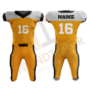 Uniformes de Fútbol Americano Personalizados de Fábrica, Venta al por Mayor, Sublimación, Transpirables, Ropa Juvenil - Product Image 3