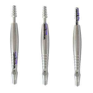 Pièce à main Lipo en acier inoxydable avec commande au pouce, connecteur chirurgical Luer Lock, instruments chirurgicaux, outils de vente Wenquar - Product Image 1