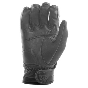 Guantes blindados para motocicleta Touring Protección negra para nudillos duros Guantes de carreras de cuero Premium Pulsera estirable de dedo completo - Product Image 2