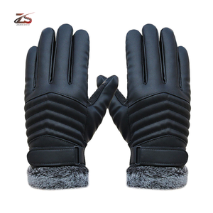 Gants d'hiver en cuir à doigts entiers Gants d'hiver en cuir au Pakistan - Product Image 1