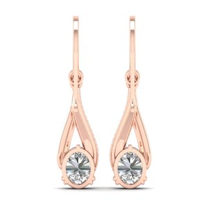 ปรับเครื่องประดับที่ดีเรียบง่าย925เงินสเตอร์ลิงตัด5.84กะรัตเพชรโมอิสซาไนต์สำหรับผู้หญิงเครื่องประดับทอง14K สำหรับงานแต่งงาน - Product Image 4