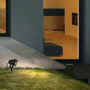 Foco LED para Exteriores PearlGarden, RGB, Luz Blanca Cálida, Alimentación CA/CC 12V, IP65 Impermeable, Cobre/Acero Inoxidable, para Jardín - Product Image 2