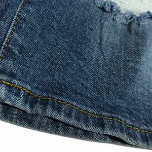 Custom Fit hombres lavado pantalones cortos de mezclilla OEM verano Streetwear azul algodón estilo Casual alta calidad moda Jeans al por mayor - Product Image 3