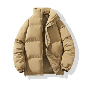 Gran oferta de invierno para hombre, chaqueta transpirable gruesa y cálida con cremallera, abrigo de lana impermeable, traje de cuero de algodón, informal, largo para exteriores 2025 - Product Image 1