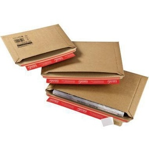 Bolsa de Papel Corrugado Autoadhesiva ColomPac, Color Marrón, 400 x 285 x 50 mm (Ancho x Alto x Profundidad), Bolsa de Envío con Ventana, Producto Promocional - Product Image 5