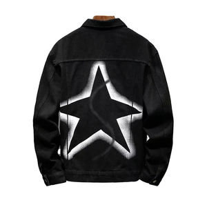 Nueva chaqueta de mezclilla de precio de fábrica de moda para hombre Chaquetas de hombre más populares Chaqueta de mezclilla de calidad superior transpirable de secado rápido - Product Image 2