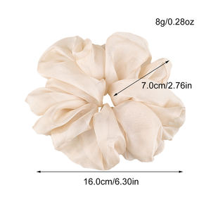Wholesale of New Product Scrunchies Oversize Color <b>Ring</b> Hair Silk Hair Band <b>Large</b> Intestine Hair Band - Product Image 4