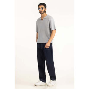 Polo Coupe Classique MN-PSH-SS26-504 en Tissu Tricoté de Haute Qualité Respirant Anti-Plis Brodé à Motif Foncé Coupe Ajustée - Product Image 2