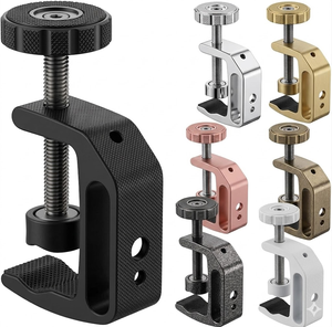 <span class=keywords><strong>Pince</strong></span> en C robuste en acier inoxydable, <span class=keywords><strong>pince</strong></span> de serrage réglable à mâchoires larges pour le travail du bois, outil de travail des métaux de précision CNC sur mesure - Product Image 1
