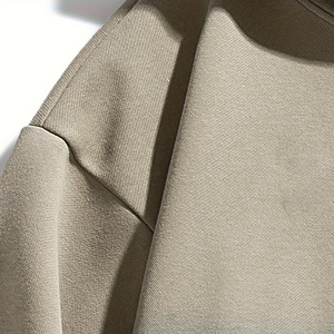 Sweats à capuche à épaules tombantes pour hommes avec impression de logo personnalisé Sweatshirts surdimensionnés Confortable Fit For Gym Workout And Streetwear - Product Image 2