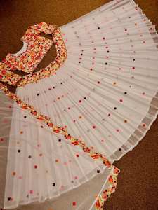 NOUVEAU LEHENGAS CHOLI EN SOIE GEORGETTE BRODÉE PAR FABZONE DESIGNER AVEC DUPATTA - Product Image 5