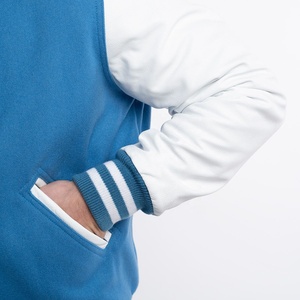 2025 New Custom Women Varsity <b>Jackets</b> Winter <b>Warm</b> Wool Body with Genuine Leather Sleeves Letterman <b>Jacket</b> - Product Image 4