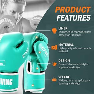 Gants de boxe professionnels Twins Boxing Cleto en cuir véritable pour MMA, Muay Thai, sparring et kick-boxing - Product Image 2