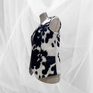 Capa fresca e informal de pelo en el Chaleco de cuero Pelo transpirable cómodo y duradero en el Chaleco de cuero - Product Image 2