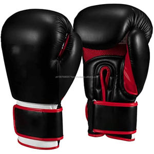 ถุงมือชกคุณภาพสูงสำหรับฝึกซ้อมมืออาชีพ MMA มวยไทย หนัง PU - Product Image 1