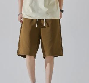 2024 personnalisé conçu de haute qualité hommes sport Cargo Shorts été Style décontracté Anti-rides maille XS taille solide peigné motif - Product Image 2