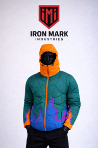 Chaqueta de Invierno Gruesa para Hombre, Cortavientos, con Capucha, Bolsillos, Logotipo Frontal, Unisex, de Alta Calidad, Ecológica, al por Mayor - Product Image 2