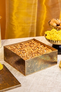 กล่องใส่ผลไม้แห้งสำหรับตกแต่งสีทองสไตล์โบราณสินค้าใหม่ - Product Image 2