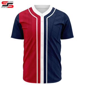 Maillot de baseball personnalisé col rond broderie hommes unisexe gris maillot de baseball avec logo - Product Image 1